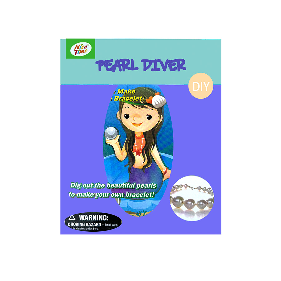 Pearl Excavation Kits, Dig Out & Make Your Own Bracelet with Beautiful Pearl