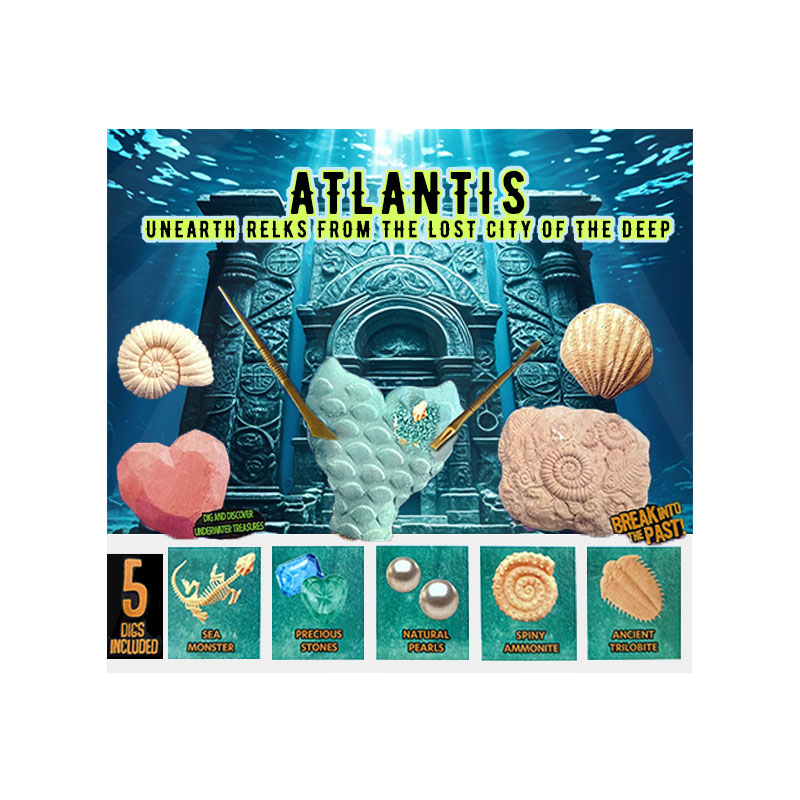 Deep sea archaeological dig toy set