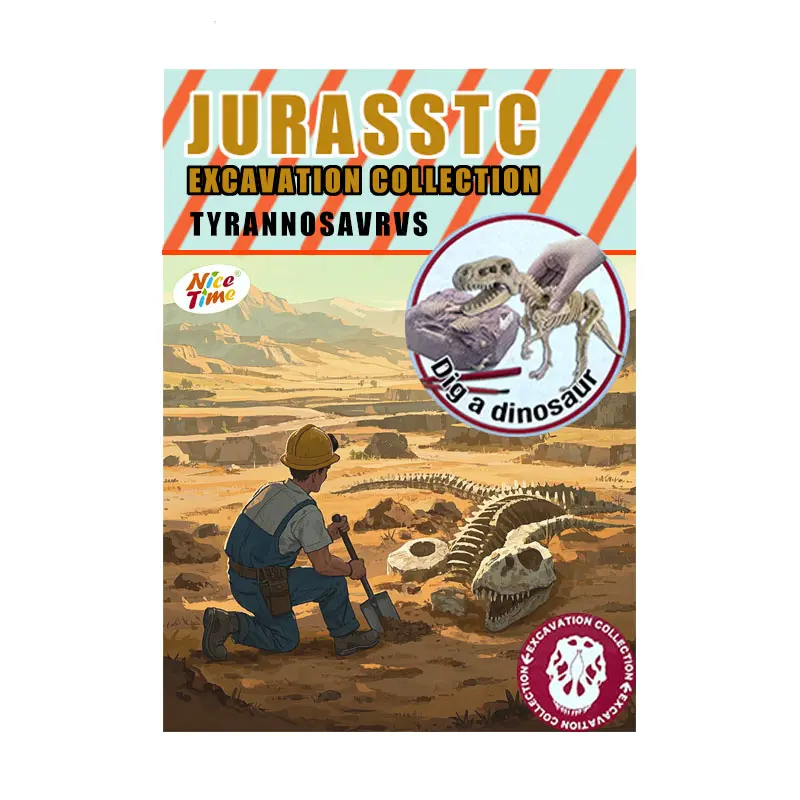 Dinosaur Archaeology Mining Toys Assembled Skeleton Model