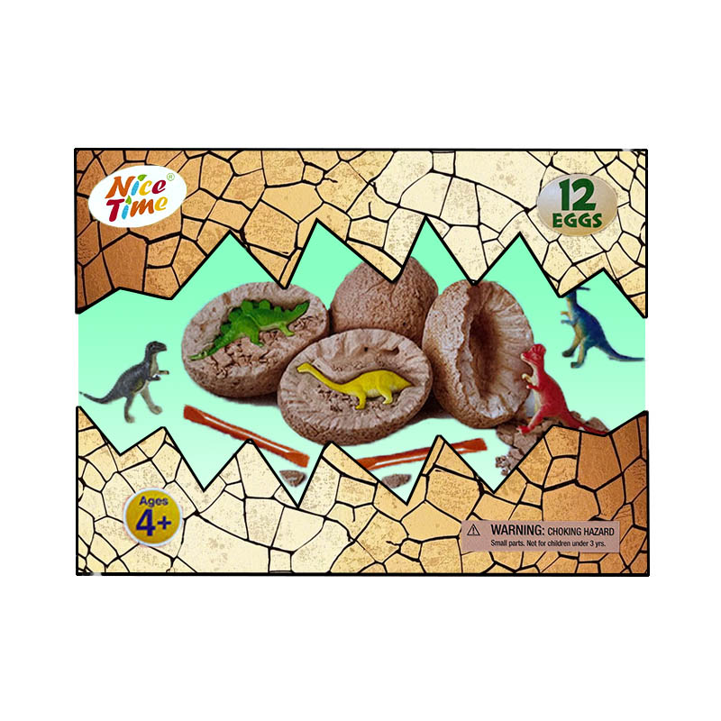 Dinosaur egg digging kit